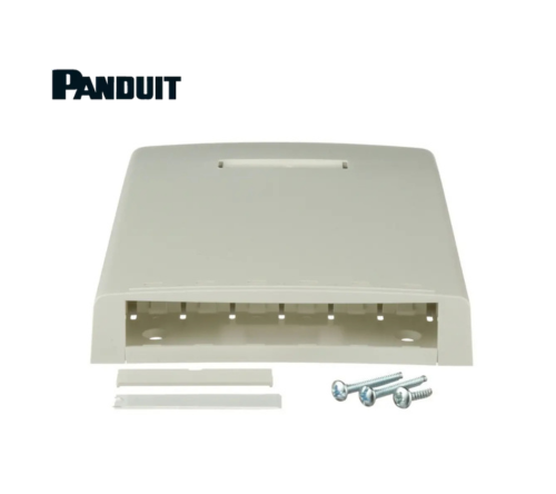 Caja de montaje en superficie de 6 puertos Color Blanco